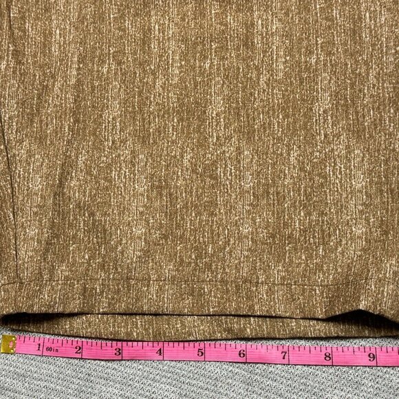 Blue Gear Mens Heather Brown Bermuda Shorts Flat Front Slash Pockets Size 32 - Picture 11 of 12